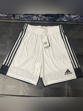 Adidas Tastigo 19 Soccer Shorts Men’s Small White Black Climalite NWT (DP3247)